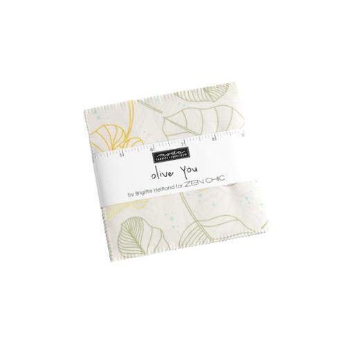 Olive You by Zen Chic - 5" Squares (Charm Pack)