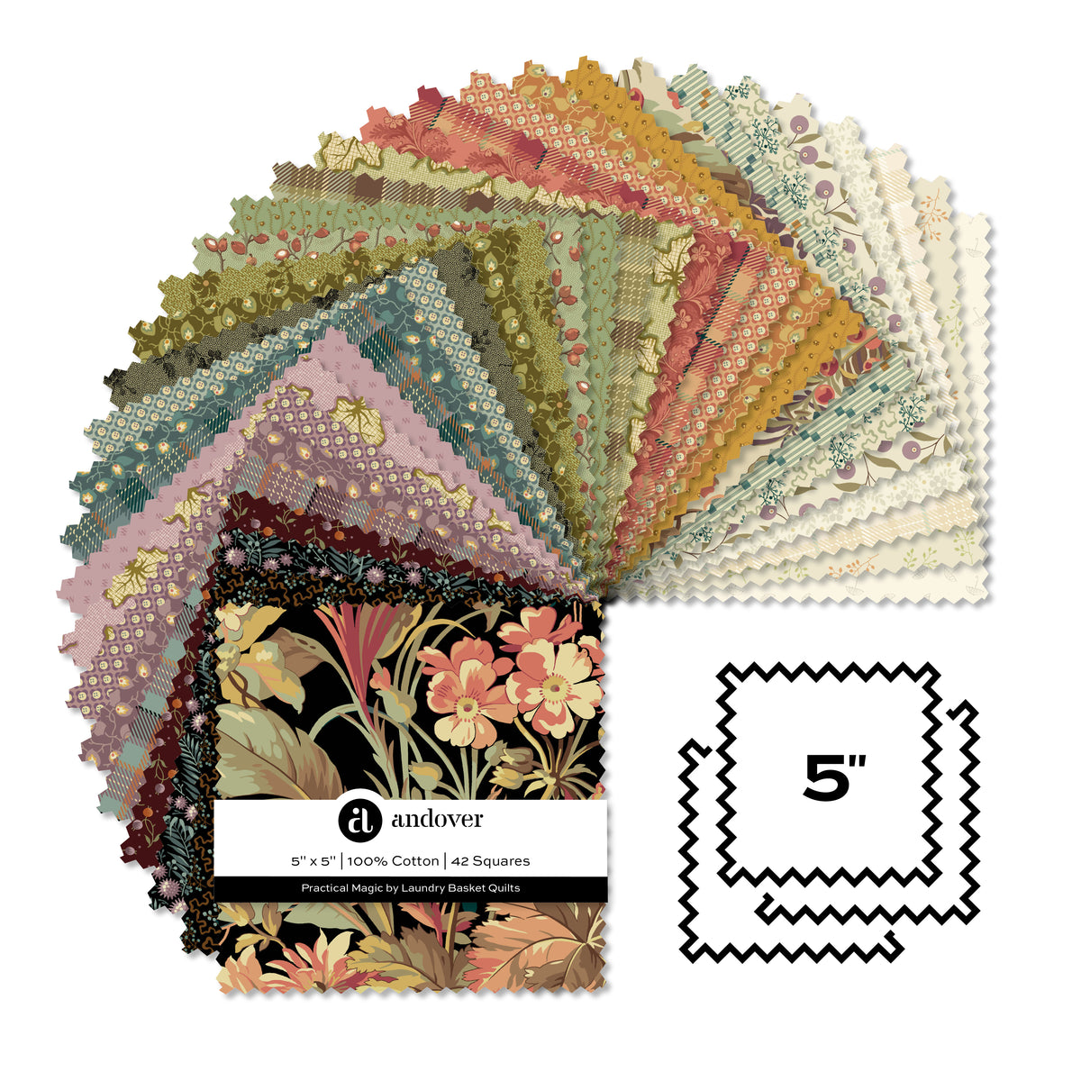 Practical Magic by Edyta Sitar - 5" Squares
