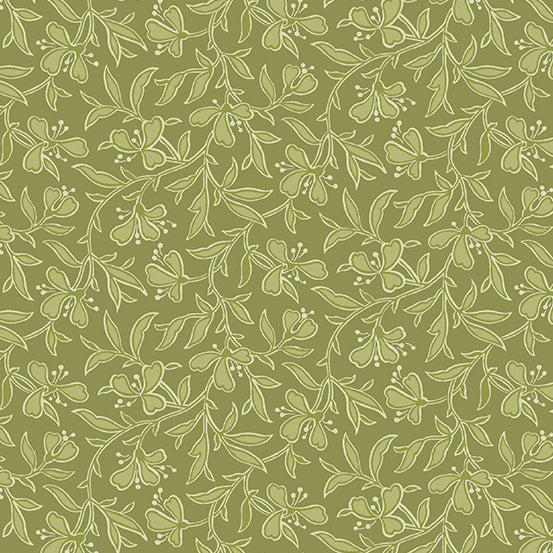 Fleur Nouveau by Andover Fabrics - Vine | Green