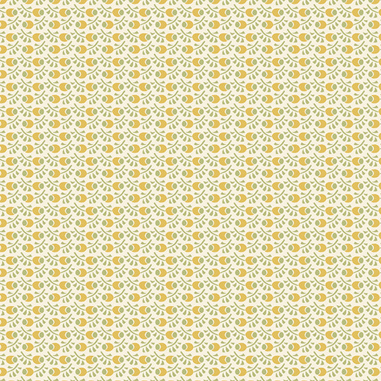 Fleur Nouveau by Andover Fabrics - Rosehip | Yellow