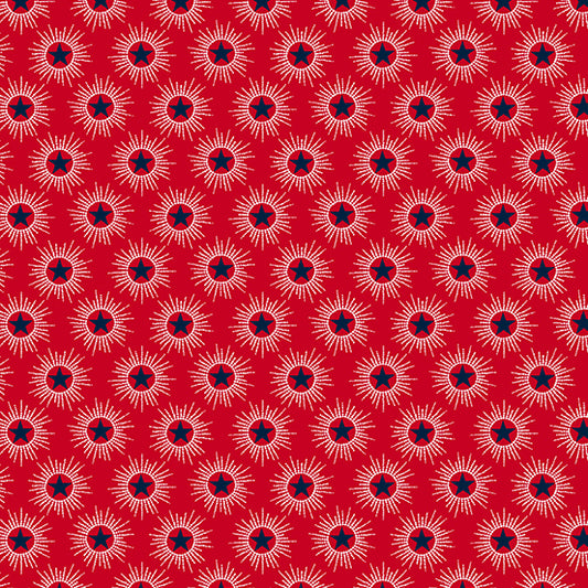 Salute by Andover Fabrics - Sun Star | Red