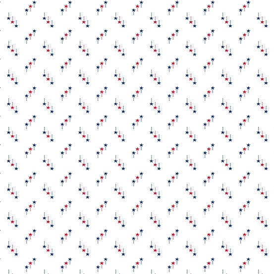 Salute by Andover Fabrics - Star Arrows | White