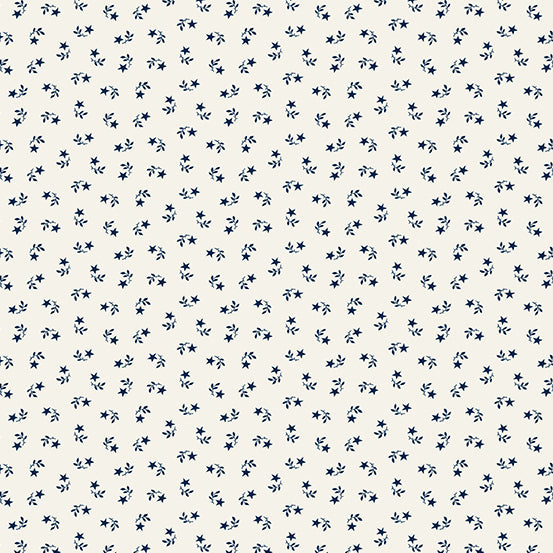 Salute by Andover Fabrics - Star Bud | White