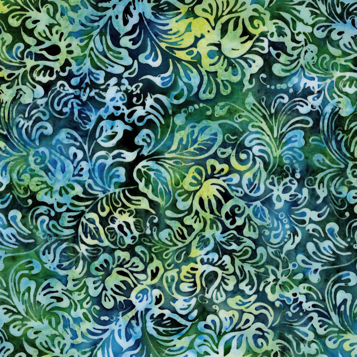 South Hampton by Carol Moellers Designs - Rose Collage | Multi Blue Green