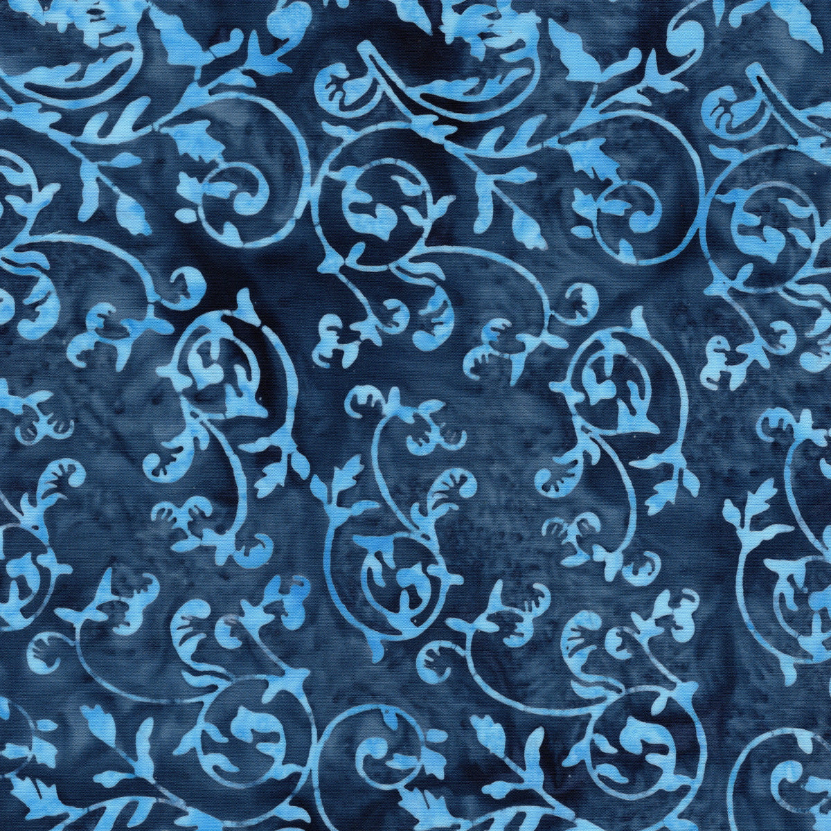 South Hampton by Carol Moellers Designs - Scroll | Navy