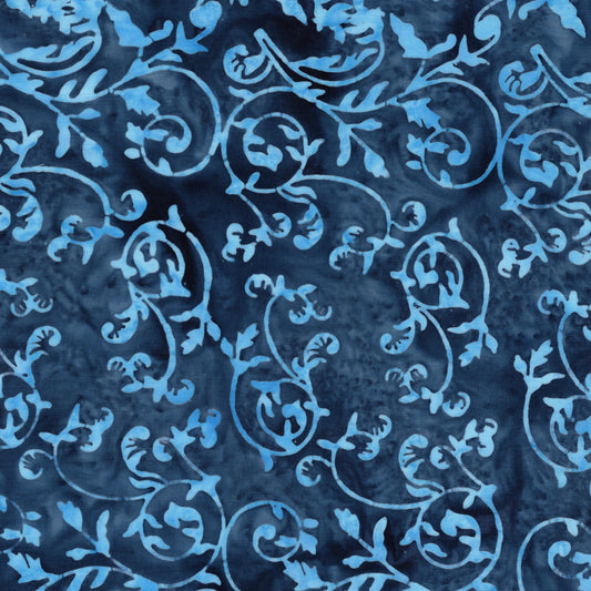 South Hampton by Carol Moellers Designs - Scroll | Navy