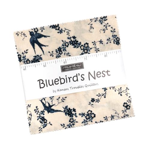 Bluebird's Nest by Kansas Troubles Quilters - 5" Squares (Charm Pack)