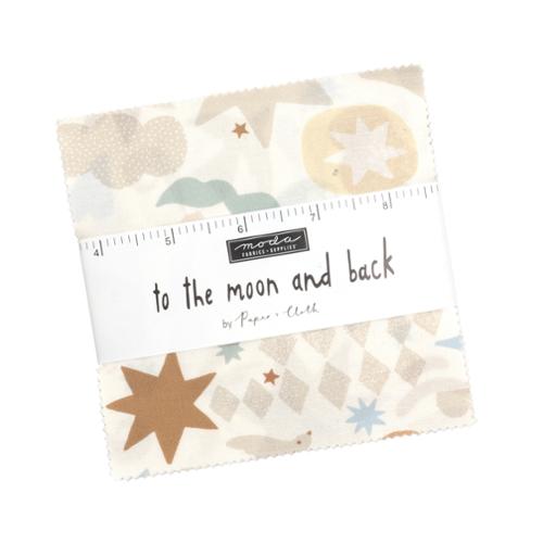 To the Moon and Back by Paper + Cloth - 5" Squares (Charm Pack)