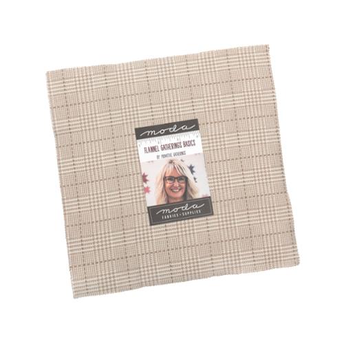 Flannel Gatherings Basics by Primitive Gatherings for Moda - 10" Squares (Layer Cake)