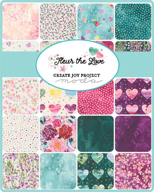 Fleur the Love by Create Joy Project - 2 1/2" Strips (Jelly Roll)
