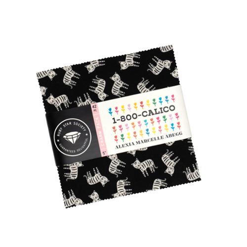 1 800 Calico by Alexia Abegg - 5" Squares (Charm Pack)