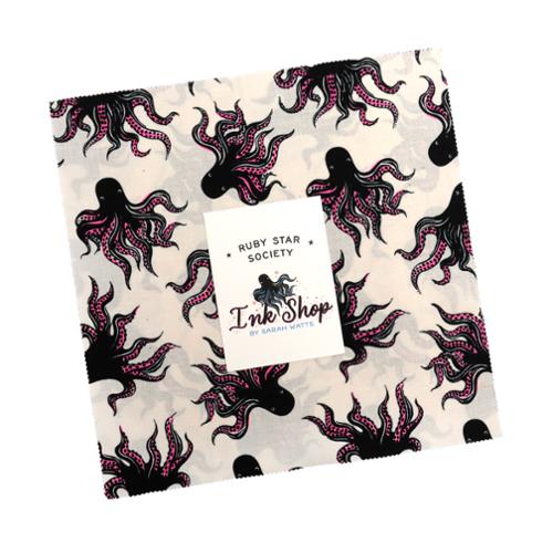 Ink Shop by Sarah Watts - 10" Squares (Layer Cake)