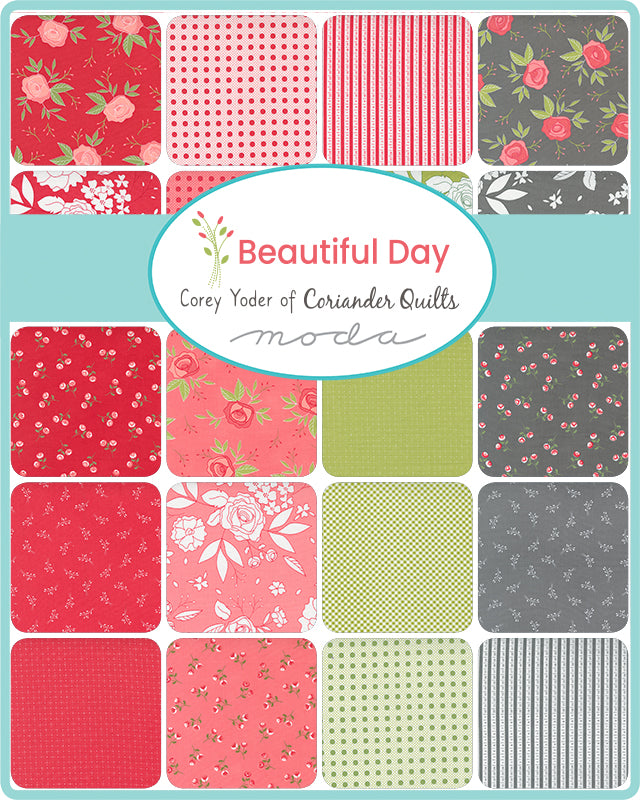 Beautiful Day by Corey Yoder For Moda- 29132 Scarlet