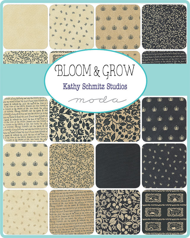 Bloom and Grow Panel by Kathy Schmitz - 7055 Linen