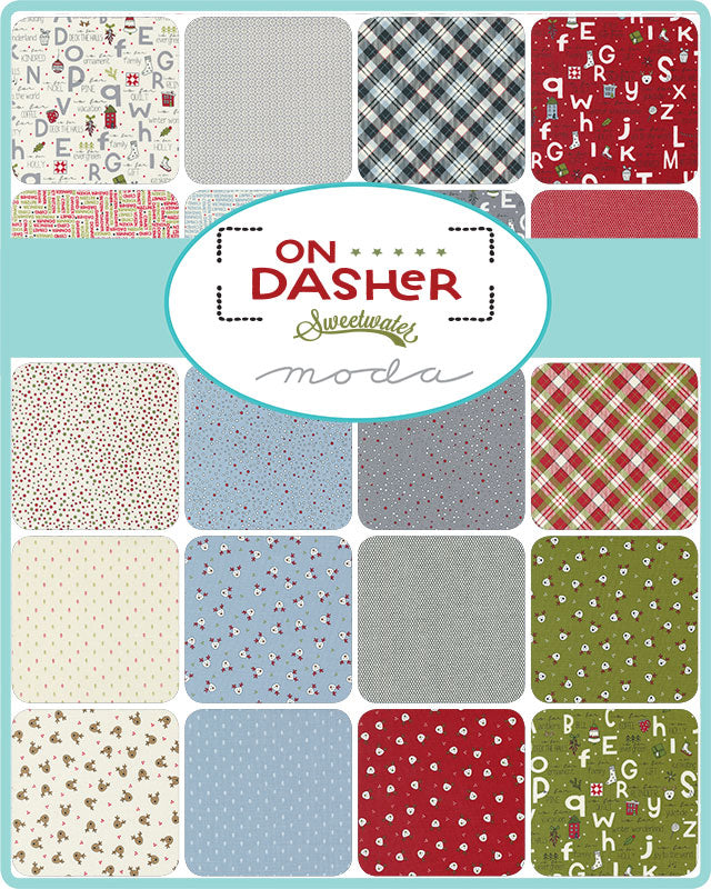 On Dasher by Sweetwater for Moda -  2 1/2" Strips (Jelly Roll)