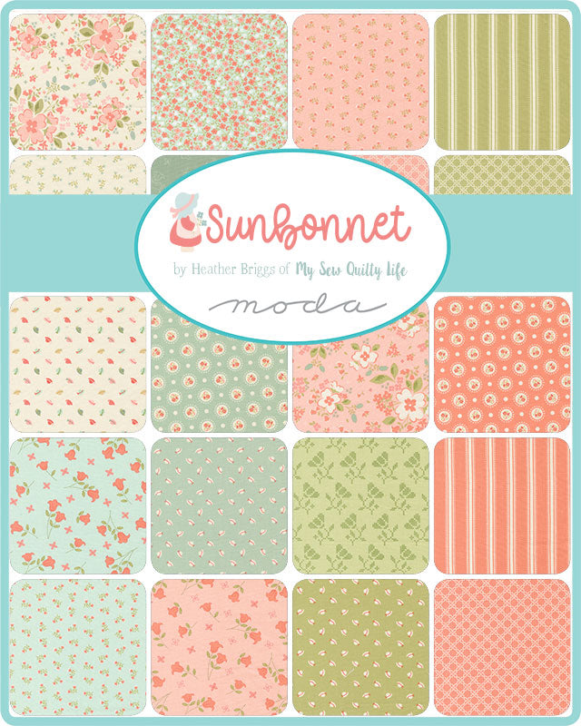 Sunbonnet by My Sew Quilty Life - 5" Squares (Charm Pack)