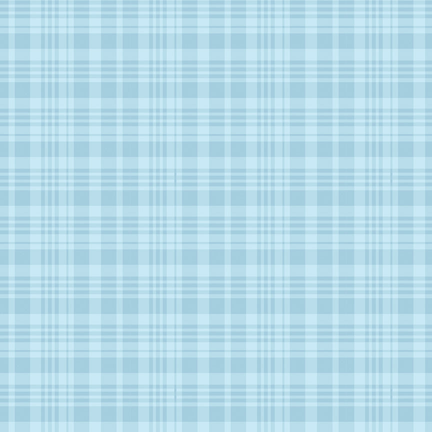 Blue plaid pattern