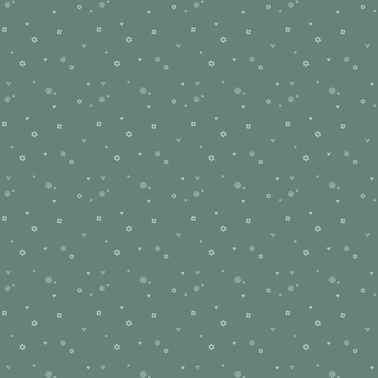 Bees and Blossoms by Lindsey Weight - Confetti | Teal