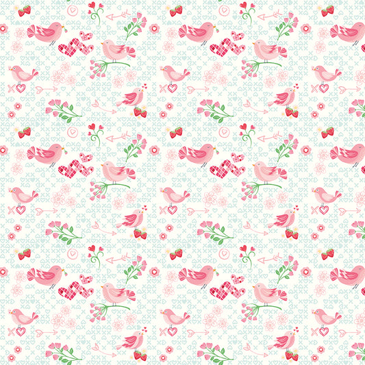 Bloom & Heart by Cherry Guidry - Tweetheart | Off White