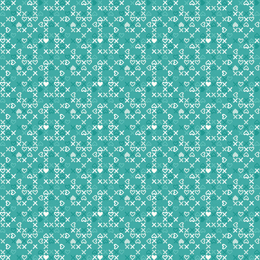 Bloom & Heart by Cherry Guidry - Sweet XOXO | Teal