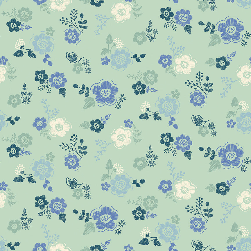 Luna Field by Katherine Lenius - Embroidery | Mint