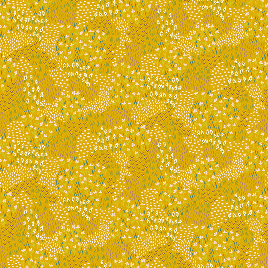 Luna Field by Katherine Lenius - Meadow | Gold