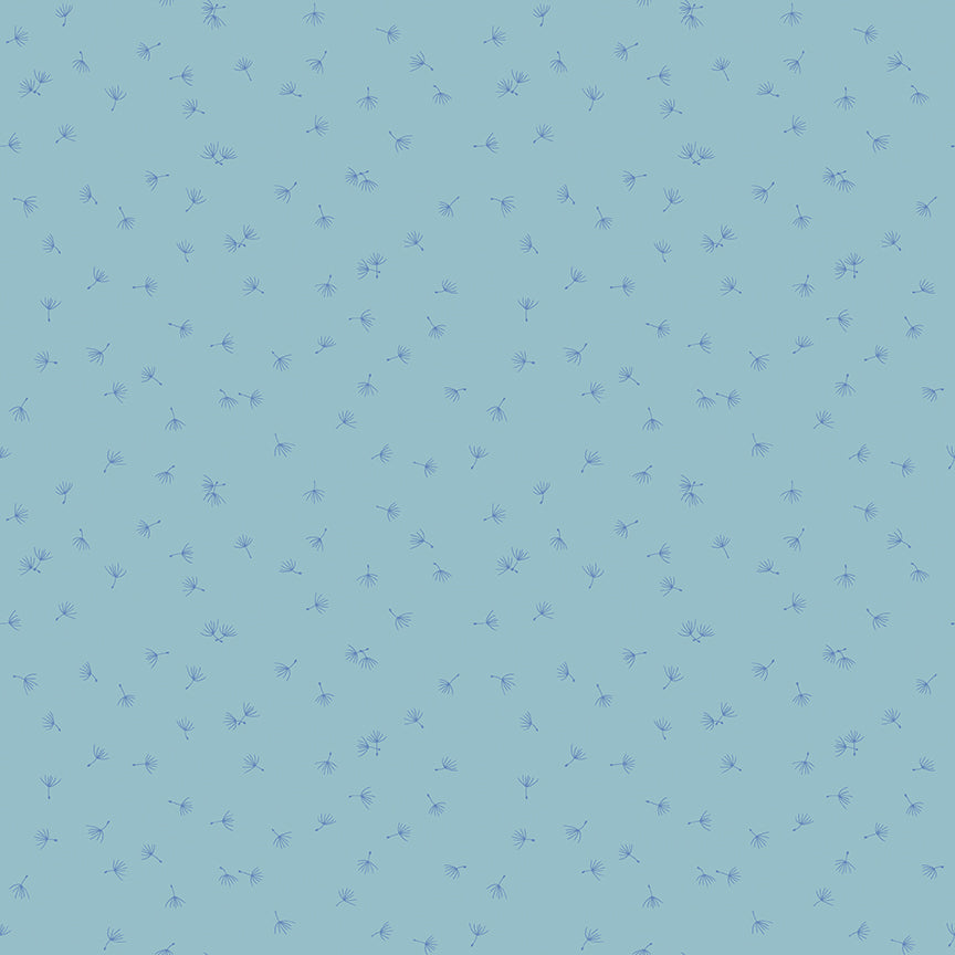 Luna Field by Katherine Lenius - Seedheads | Blue