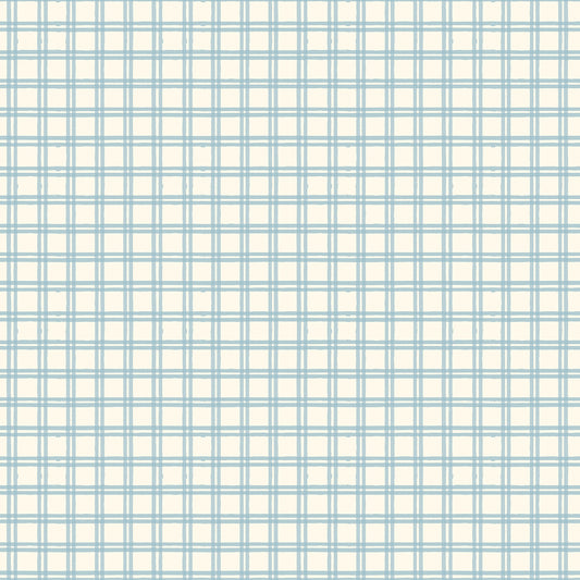 Winnie the Pooh Baby by Echo Park Paper Co - Plaid | Blue