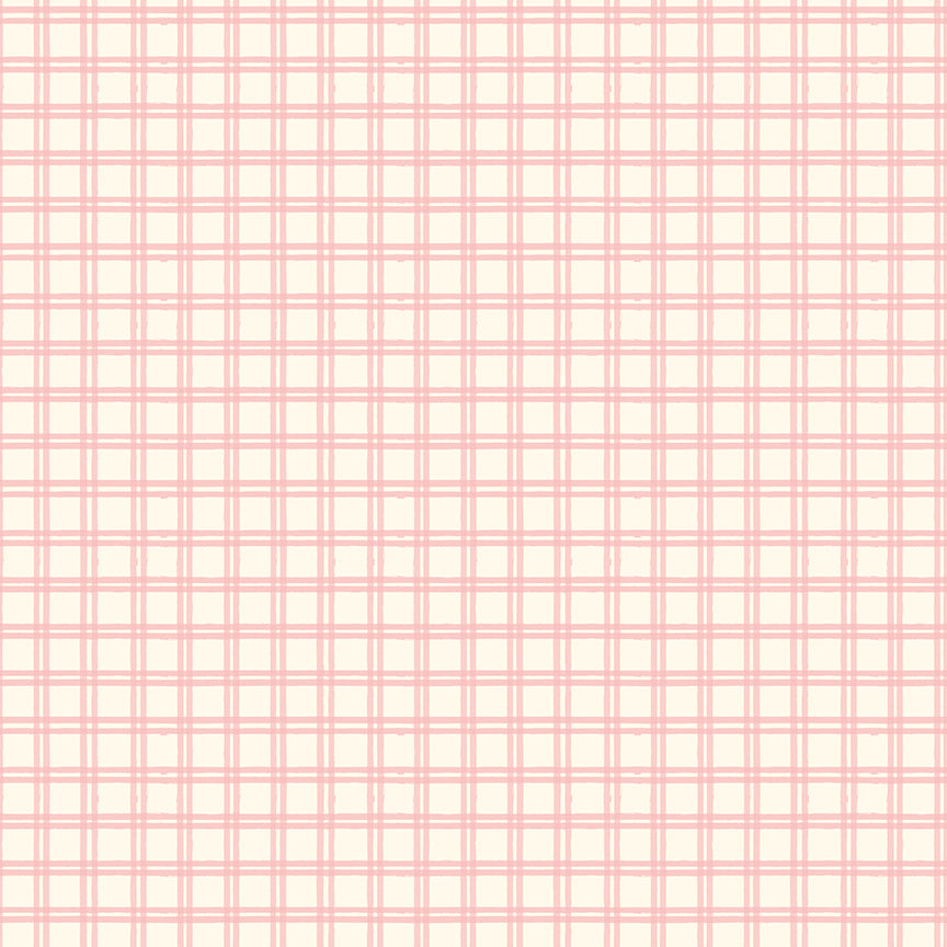 Winnie the Pooh Baby by Echo Park Paper Co - Plaid | Pink