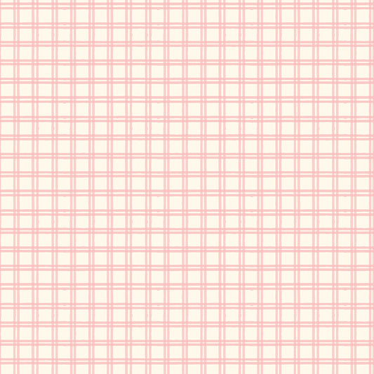 Winnie the Pooh Baby by Echo Park Paper Co - Plaid | Pink