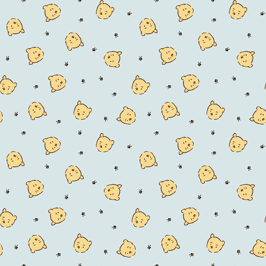 Winnie the Pooh Baby by Echo Park Paper Co - Pooh Jumble | Blue