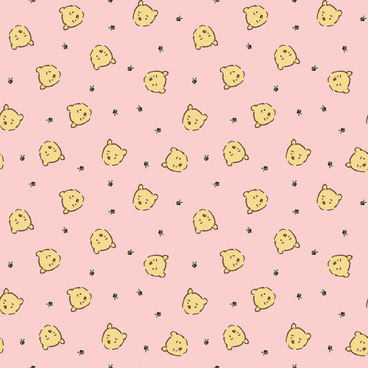 Winnie the Pooh Baby by Echo Park Paper Co - Pooh Jumble | Pink