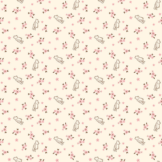 Winnie the Pooh Baby by Echo Park Paper Co - Ditsy | Cream
