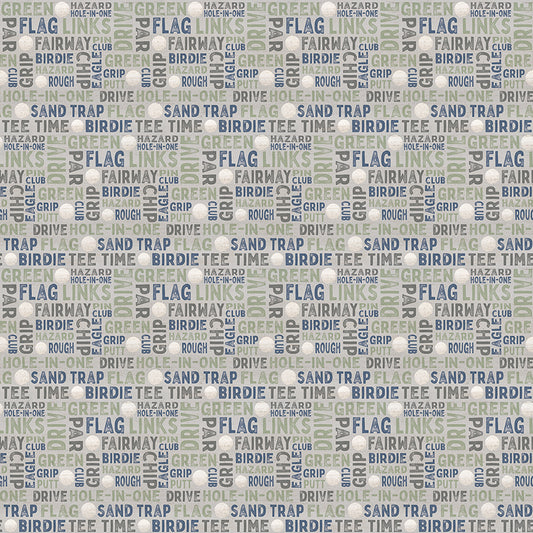 Greens & Fairways by Tara Reed - Text | Gray