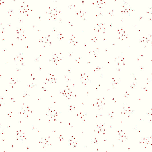 Scattered-A-Cross - Barn Red on Cloud