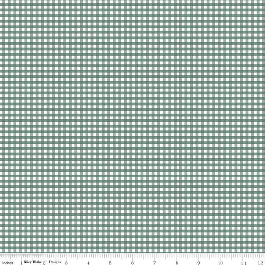 Riley Blake Basics - Small Gingham | Lodge Pole