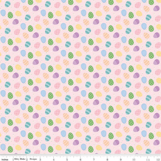 Riley Blake Seasonal Basics - Egg Toss Pink