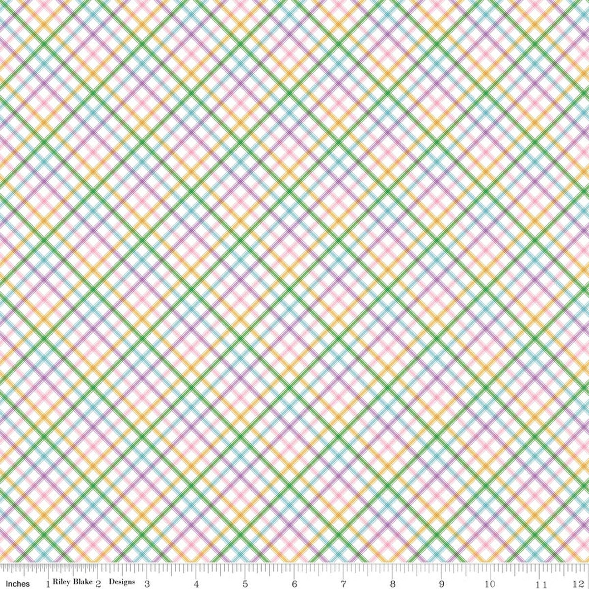 Riley Blake Seasonal Basics - Plaid Easter