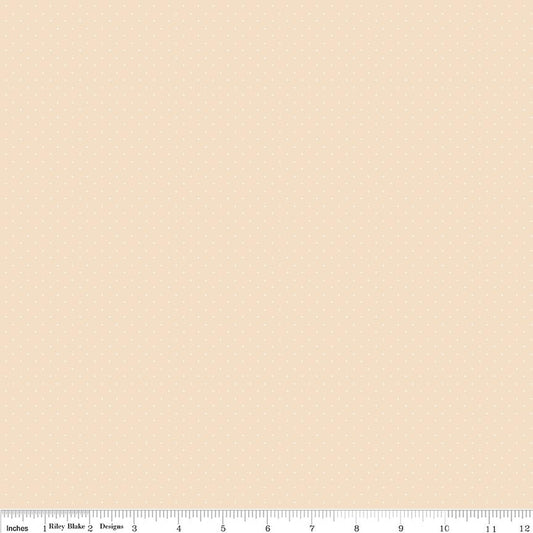 Riley Blake Basics - Pindots | Sand