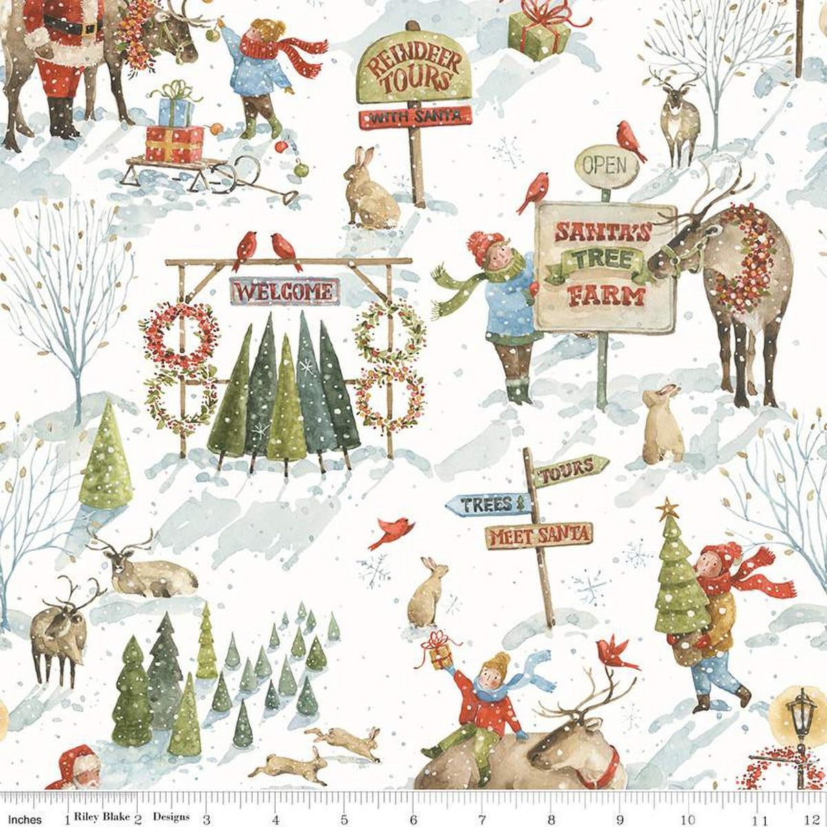 Santa's Tree Farm by Lisa Audit - Main Snowy