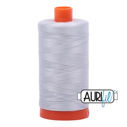Aurifil Mako 50/2 Cotton Solid Thread 1422YDS - 2600 Dove