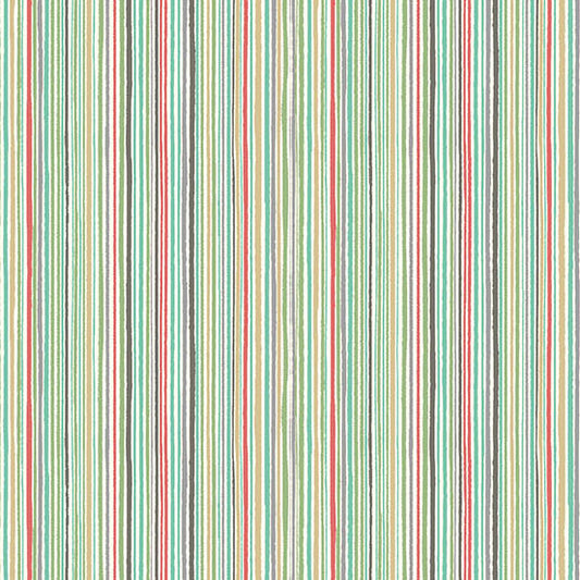 Pooch by Makower UK - Fine Stripe | Multi
