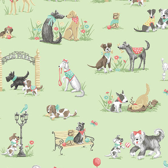 Pooch by Makower UK - Park | Green