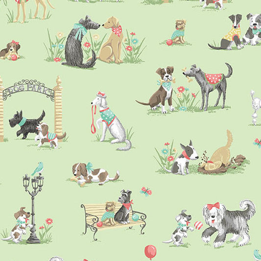 Pooch by Makower UK - Park | Green
