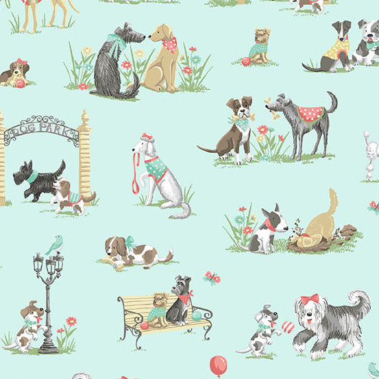 Pooch by Makower UK - Park | Teal