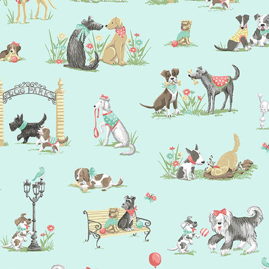 Pooch by Makower UK - Park | Teal