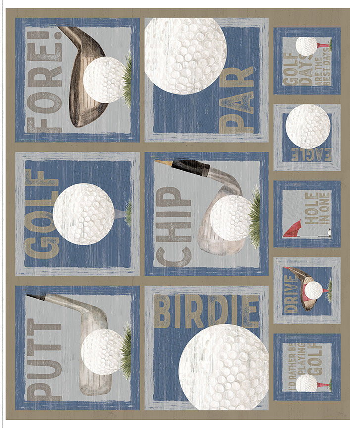 Greens & Fairways by Tara Reed - Panel | 35 1/2" x 43 1/2"