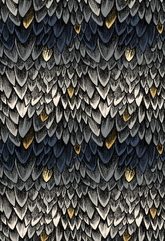 Fireglow by Sarah Watts - RS2134 Smoke Metallic