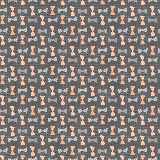 Kitties in the Conservatory by Muffin Grayson - Bowties | Dark Gray