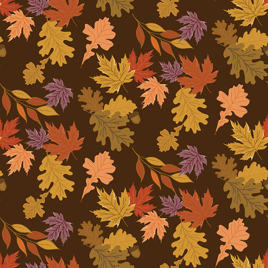 108" The Awe of Autumn - Leaves Brown